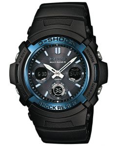Casio G-Shock Uhr AWG-M100A-1AER Funk Solar blau