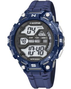 Calypso Herren Armbanduhr Digital Uhr blau K5815/1