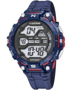 Calypso Herren Armbanduhr Digital Uhr blau K5815/2