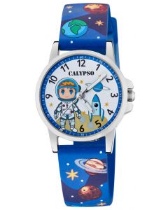 Kinder Armbanduhr blau Calypso Uhr Weltall K5790/3