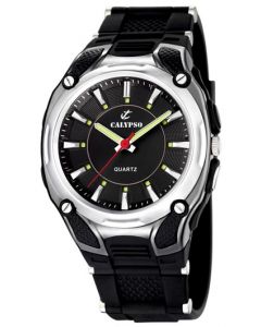 Calypso Herrenuhr by Festina K5560/2 schwarz Armbanduhr