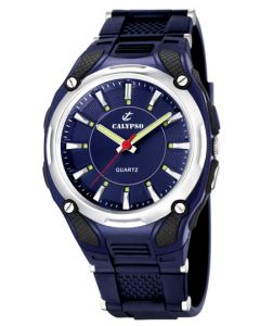 Calypso Herrenuhr by Festina K5560/3 blau Armbanduhr
