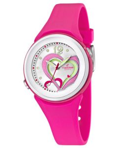 Calypso Armbanduhr Damen Mädchen Uhr pink K5576/5 Herz