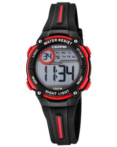 Calypso Kinderuhr Digital Teenager K6068/6 schwarz rot