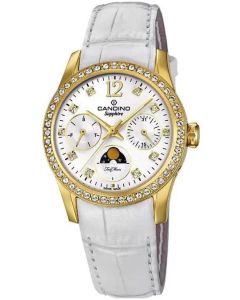 Candino Damen Uhr Armbanduhr C4685/1 Mondphase Saphirglas