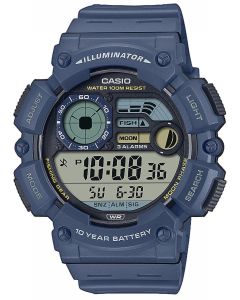 Casio Digitaluhr Fishing Timer Mondphasenanzeige WS-1500H-2AVEF