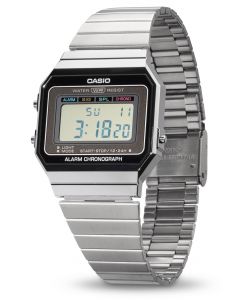 Casio Vintage Armbanduhr Digitaluhr A700WE-1AEF vorne