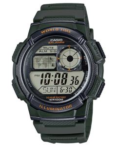 Casio Digitaluhr AE-1000W-3AVEF Digital Armbanduhr grün