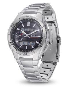 Casio Herren Funkuhr WVA-M650D-1AER Solar Armbanduhr vorne