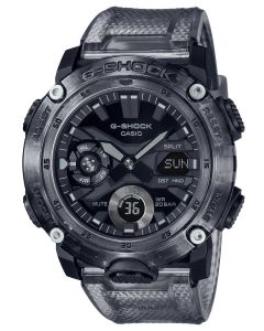 Casio G-Shock Uhr GA-2000SKE-8AER Armbanduhr schwarz transparent