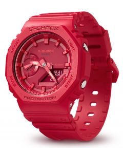 Casio G-Shock Uhr GA-2100-4AER Armbanduhr rot analog digital NEU