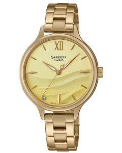 Damenuhr Armbanduhr Casio SHEEN Uhr SHE-4550G-9AUER