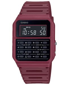 Casio Vintage Armbanduhr Taschenrechner-Uhr CA-53WF-4BEF rot