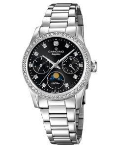 Candino Damen Uhr Armbanduhr C4686/1 Mondphase Saphirglas