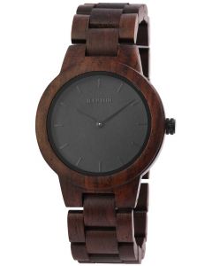 Raptor Damen Uhr Holz Armbanduhr braun schwarz Holzuhr RA10208-003