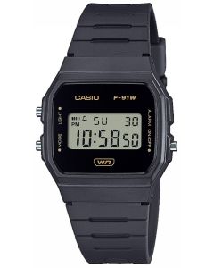 Casio Uhr Digital Collection Armbanduhr weiß F-91WB-7AEF
