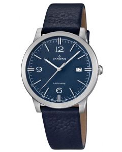 Candino Uhr Herrenuhr C4511/2 Lederarmband blau Armbanduhr