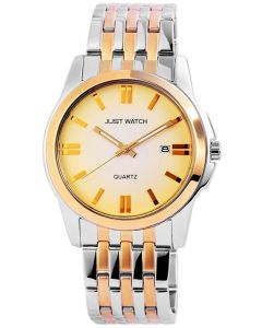 Just Watch Herren Uhr JW20065-003 bicolor gold silber Edelstahl Datum