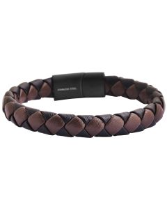 Herren Armband 22 cm braun Magentschließe