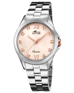 Damenuhr Lotus Armbanduhr Trendy Edelstahlband 18739/3