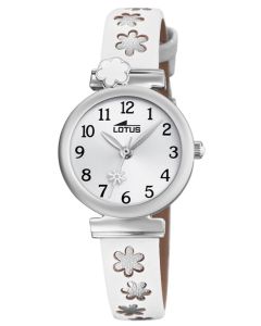 Lotus Mädchenuhr Armbanduhr 18626/1 Schmuckband Blume