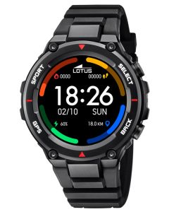 Lotus Smartwatch Digital Sportuhr schwarz GPS 50024/4