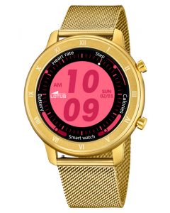 Lotus Smartwatch Herrenuhr Edelstahlband golden 50038/1