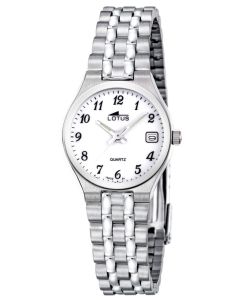 Lotus Armbanduhr Damenuhr 15032/1 Edelstahlarmbanduhr silber
