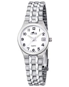 Lotus Armbanduhr Damenuhr 15032/2 Edelstahlarmbanduhr silber