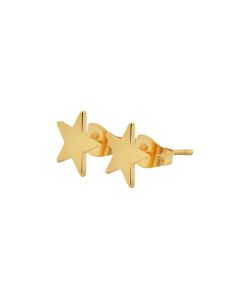 Akzent Ohrstecker Stern Paar Ohrschmuck golden