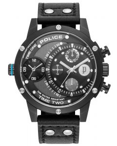 Police Armbanduhr Herrenuhr Lederband schwarz PL15983JSB.61