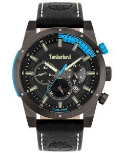 Timberland Herren Armbanduhr Multifunktion Lederband schwarz TBL15951JSU.02