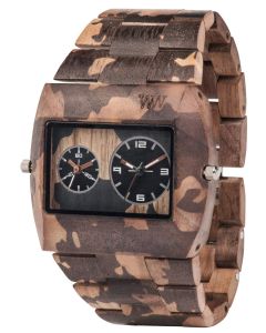 Wewood Holzuhr Armbanduhr WW40004 Jupiter Nature Camo Nut