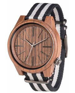 Wewood Holzuhr Armbanduhr mit Nylonarmband WW50001