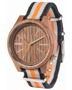 Wewood Holzuhr Armbanduhr mit Nylonarmband WW50002