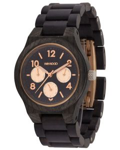 Wewood Holzuhr Damenuhr Kyra Black rose Armbanduhr WW49001