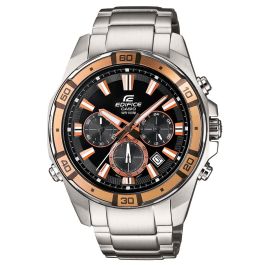 Casio Herrenuhr Edifice Armbanduhr EFR 534D 1A9VEF Edelstahl Uhr